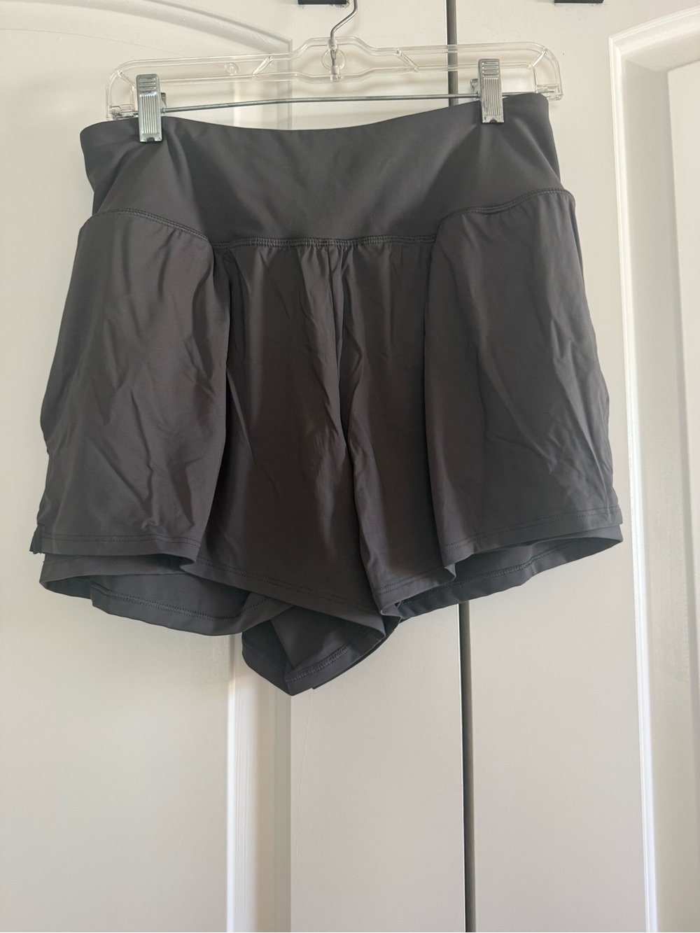 Spyder Women's Athletic Skort Shorts in Charcoal